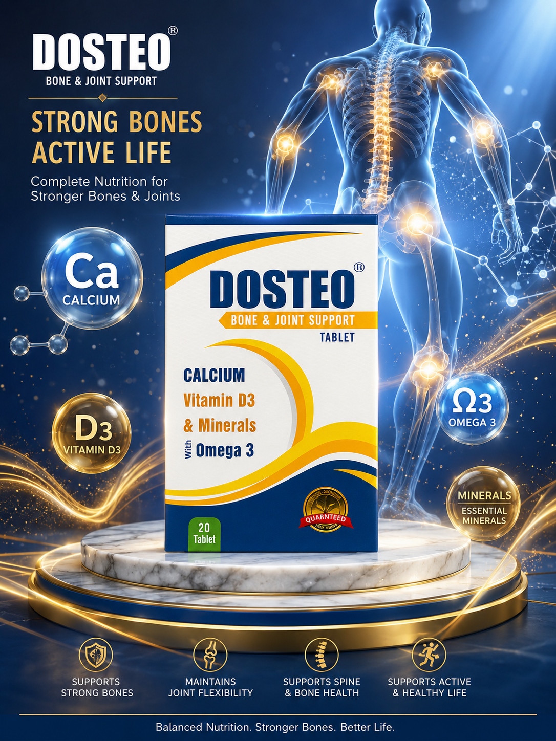 Best Bone Strength Supplement in Pakistan for Joint & Bone Health (2026 Guide)