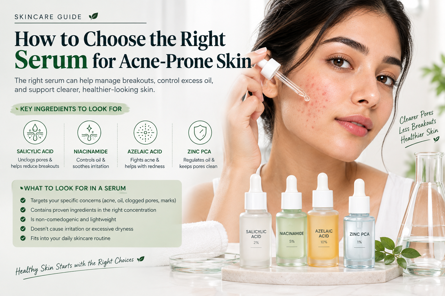 How to Choose the Right Serum for Acne-Prone Skin.