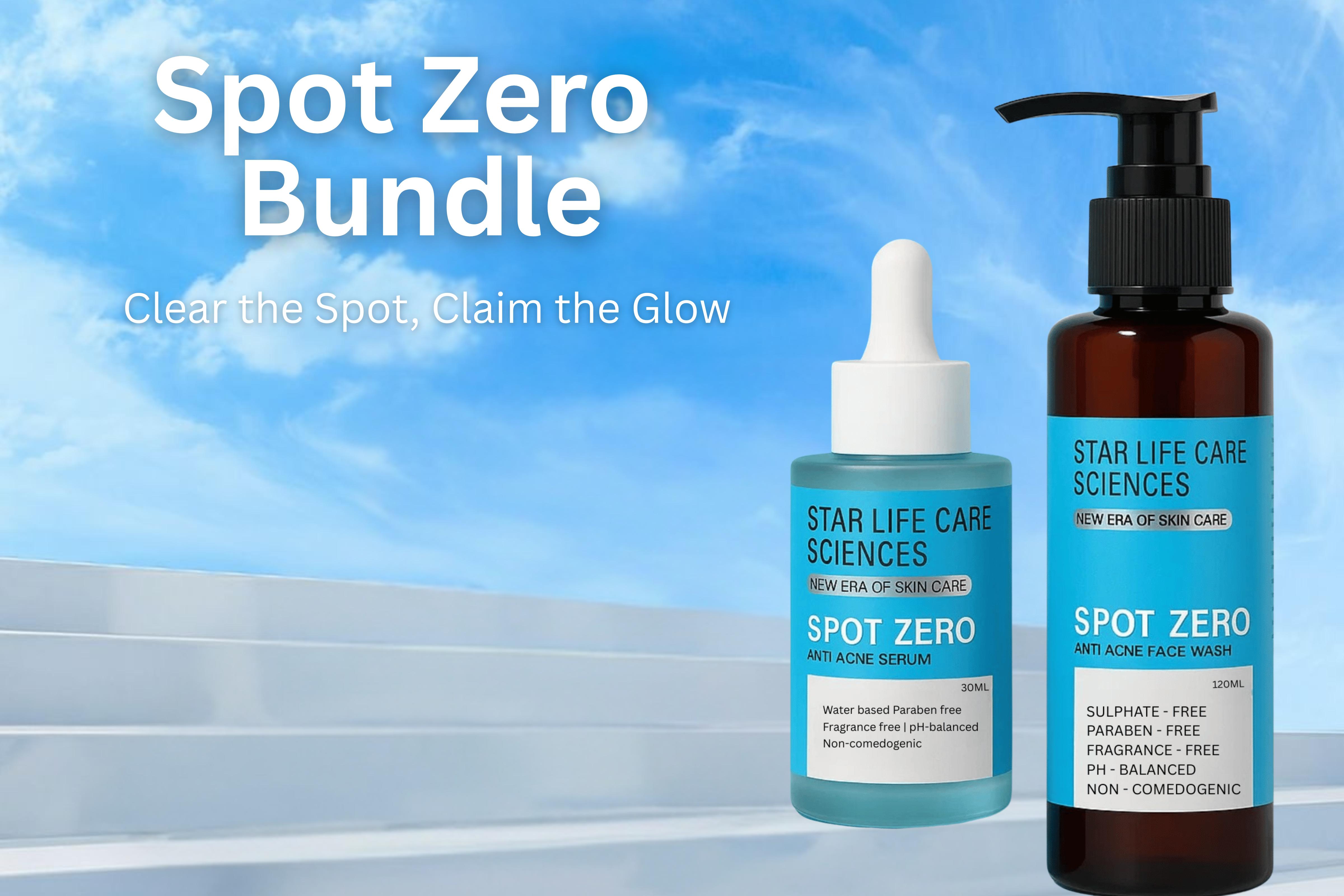 Spot Zero Anti-Acne Bundle | Complete Acne & Blemish Skincare Routine