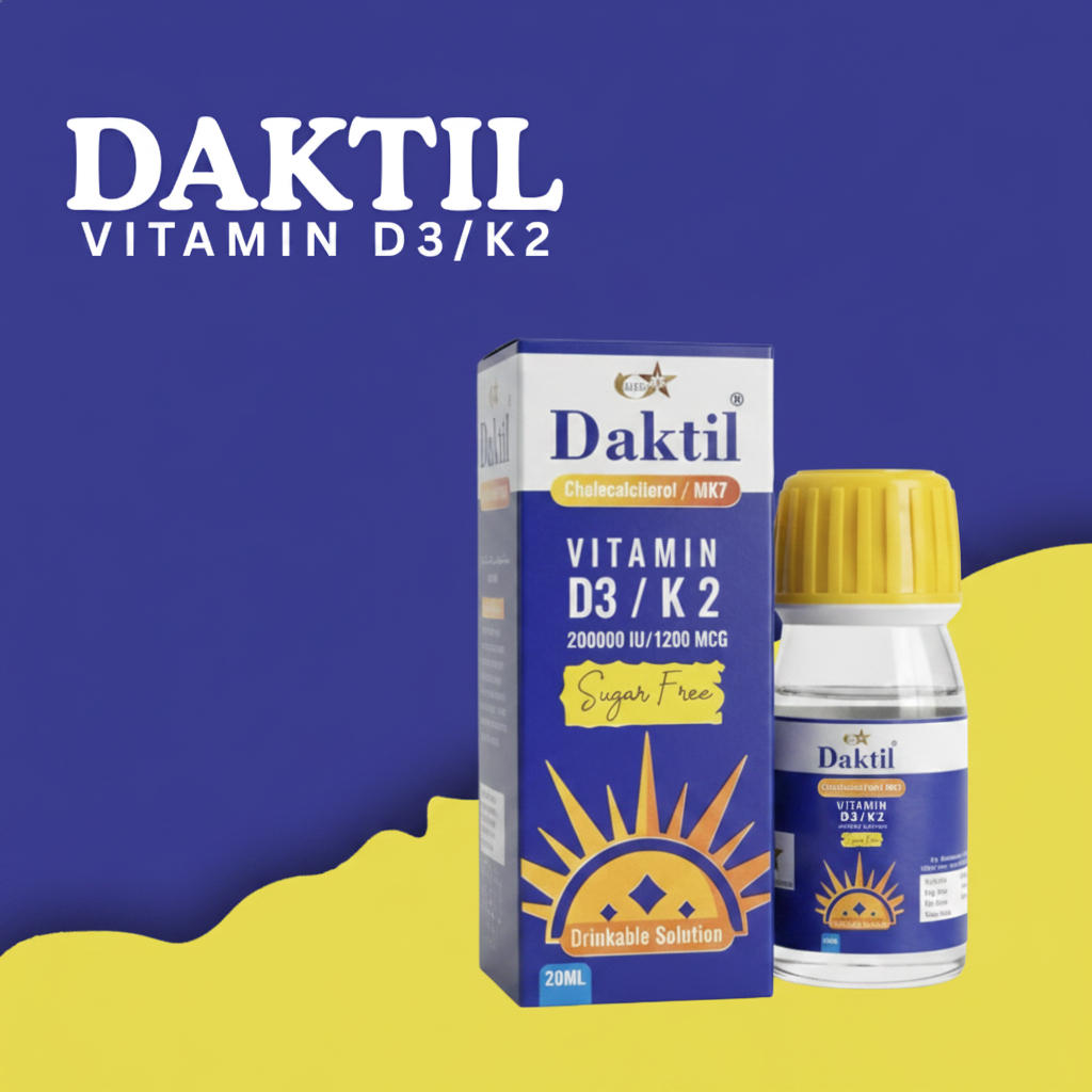 Why Daktil Vitamin D3 + K2 Drops Are Essential for Bone & Immune Support