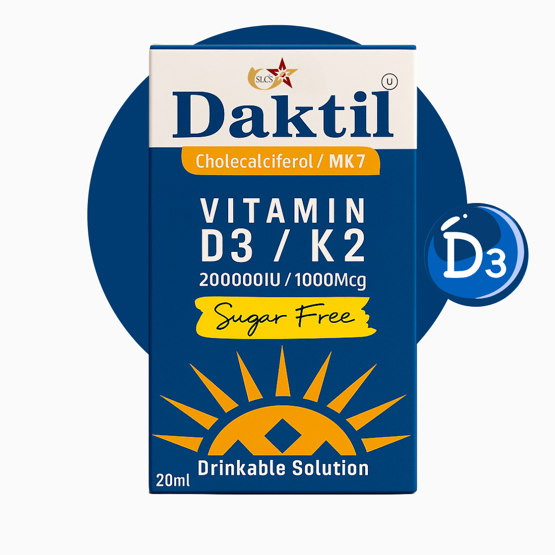 Daktil Vitamin D3 + K2 Drops: Essential Nutritional Support for Growing Children