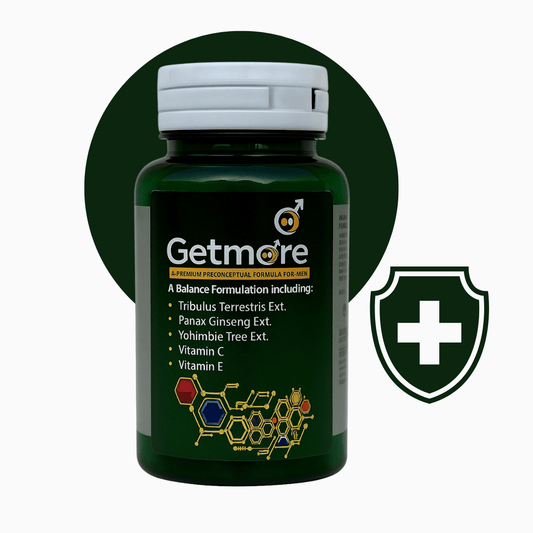 Star Life Care Sciences GetMore men's dietary supplement for energy, stamina, and overall wellness.