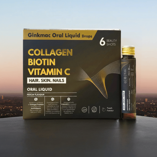 Ginkmac Oral Liquid Drops bottle by Star Life Care Sciences for memory, focus, brain health, and daily nutritional support.