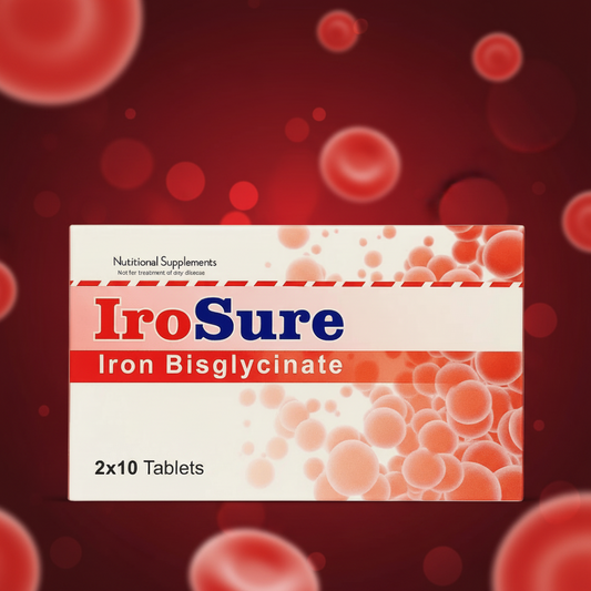 Iro Sure by Star Life Care Sciences iron supplement formulated to support healthy red blood cell production, energy, and overall wellness.