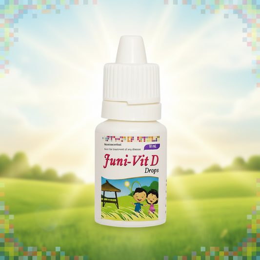Juni - Vit D by Star Life Care Sciences vitamin D3 supplement to support strong bones, healthy teeth, immunity, and overall wellness.