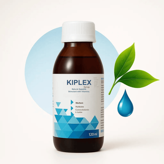 Kiplex supplement bottle by Star Life Care Sciences for daily nutrition, energy, and overall wellness support.background